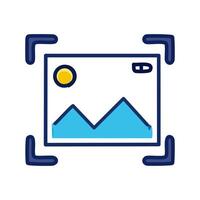 picture file icon isolated on white background for your web and mobile app design, picture file logo concept vector