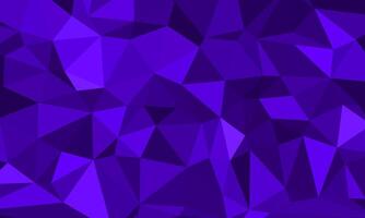 Abstract irregular polygon background in dark violet color. triangle pattern design for decoration, banner, greeting, invitation, website, advertising, cover, backdrop, header vector