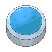 Illustration of power button vector