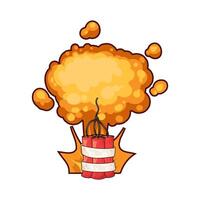 dynamite bomb explosion vector