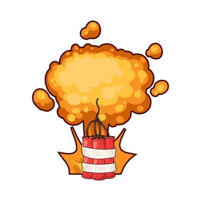 dynamite bomb explosion