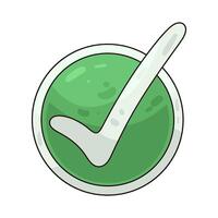 Illustration of checkmark vector