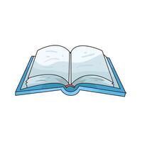 Illustration of open book vector