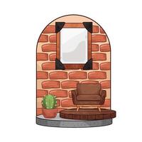 photo frames on the wall vector
