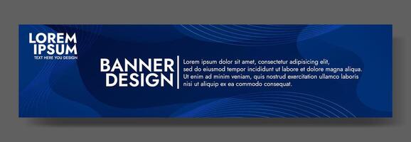 Abstract Blue Background Template with Curves and Lines vector