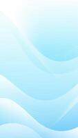 Abstract Blue Wave Background Modern Design, Soft Curves, Gradient Hues, vector