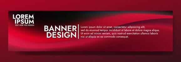 Elegant Red Gradient Background Template for Website vector