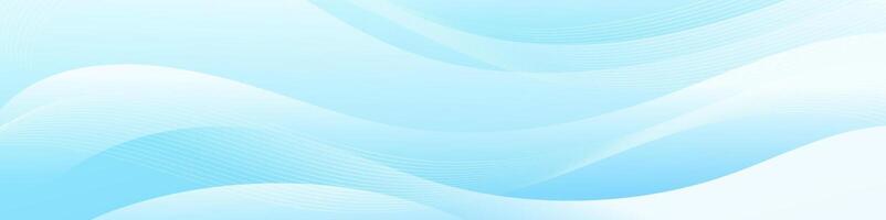 Abstract Light Blue Wave Background Design Template vector