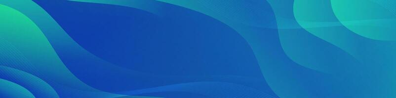 Abstract Blue Green Gradient Waves Background Design Texture vector