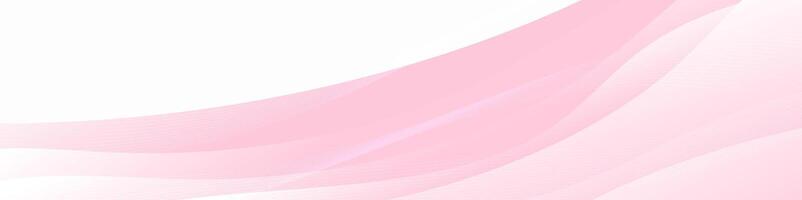 Abstract Pink Wave Background Soft, Elegant, Flowing Lines Design vector