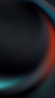 Abstract Dark Background, Teal, Orange, Gradient, Blurred, Smooth, Swirl, Motion, Design, Texture vector