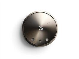 Round device with a temperature display of 26 photo