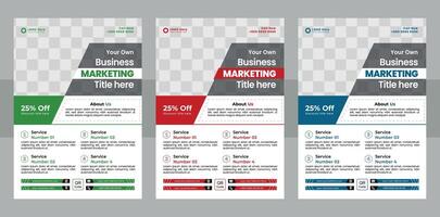 Simple and minimalist promotion layout with Multicolor Corporate business brochure Design template Modern Creative and Professional flyer Concept vector