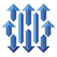 Set arrow icon. Collection different arrows sign. vector