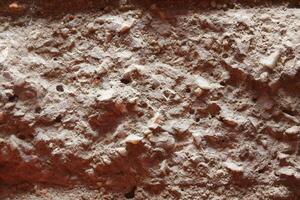 Macro shot of stone with an unusual red lighting photo