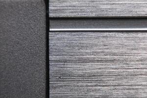 Macro view of a brushed metal surface photo