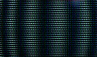 Macro shot of CRT screen with red and blue dots photo