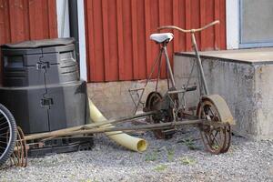 Special bike to be ridden on rails photo