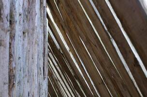 Composition of wooden planks usable as background photo