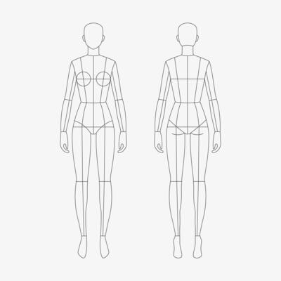 Female Body Template Vector Art Icons and Graphics for Free Download Female Body Template Vector Art Icons and Graphics for Free Download