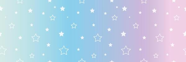 Universe star Constellation web banner, Seamless pattern, endless texture background vector