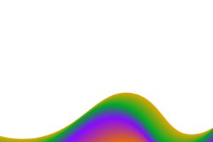 Regenbogenwellenhintergrund png