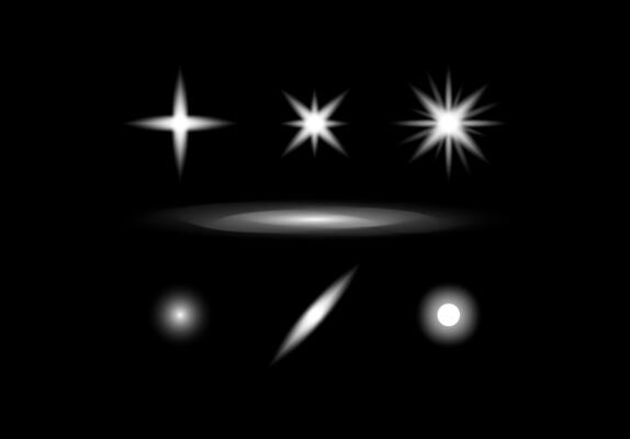 vectors light sparkles