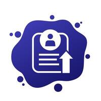 export personal data icon for web vector