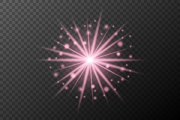 pink sparkle starburst background