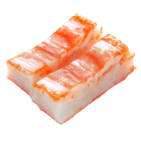 Fresh Imitation Crab Meat Slices png