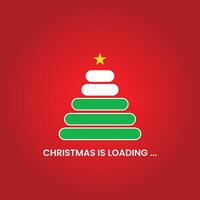 Christmas loading bar. celebration realistic vector