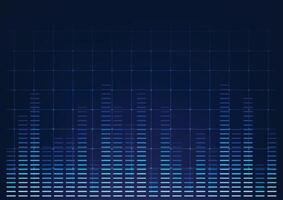 Sound wave technology background with digital style waves, conveying precise sound transmission and digital data processing, suitable for presenting sound technology and innovation. vector
