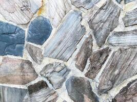 House stone wall as the background texture photo