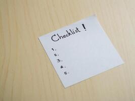 Organizing your daily tasks a practical checklist for productivity in the home office environment photo