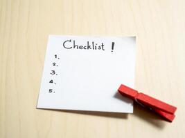 Top productivity tips organizing your day with effective checklists in home office photo