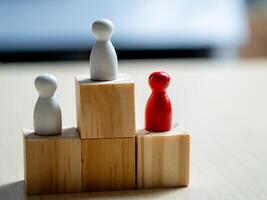 Visualizing success teamwork and motivation in a bright office environment photo