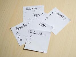 Organizing your life practical to-do lists and checklists for home productivity photo