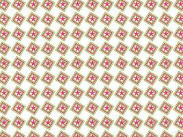 A hand drawing pattern made of red and brown sand on a white background vector