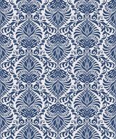 Damask pattern background Geometric ethnic vector