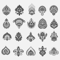 black and white seamless pattern vector