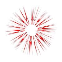 Explode Flash, Cartoon Explosion, Star Burst Isolated on White Background. vector