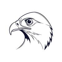 Creative Simple Bird silhouette Style with white background vector