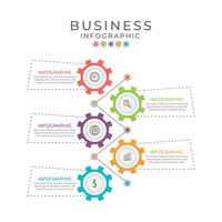 Infographic design and marketing icons can be used for workflow layout, diagram, annual report, web design. illustration. vector