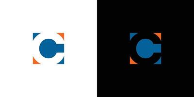 Modern and Unique C logo design vector