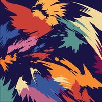 A colorful abstract background with many different shapes vector