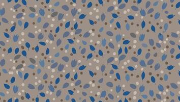 Hand painted monochromatic terrazzo pattern design vector
