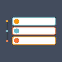 Infographic Flowchart for Business and Education Presentation vector