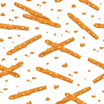 Salty snack, sticks with salt food for diet