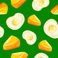 Citrus Slices and Candies Seamless Pattern vector