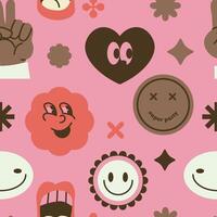 Abstract Shapes Seamless Pattern vector